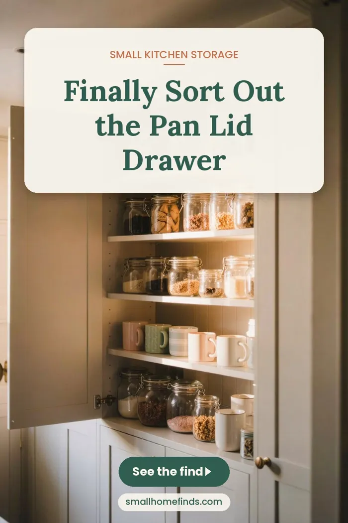 Finally Sort Out the Pan Lid Drawer