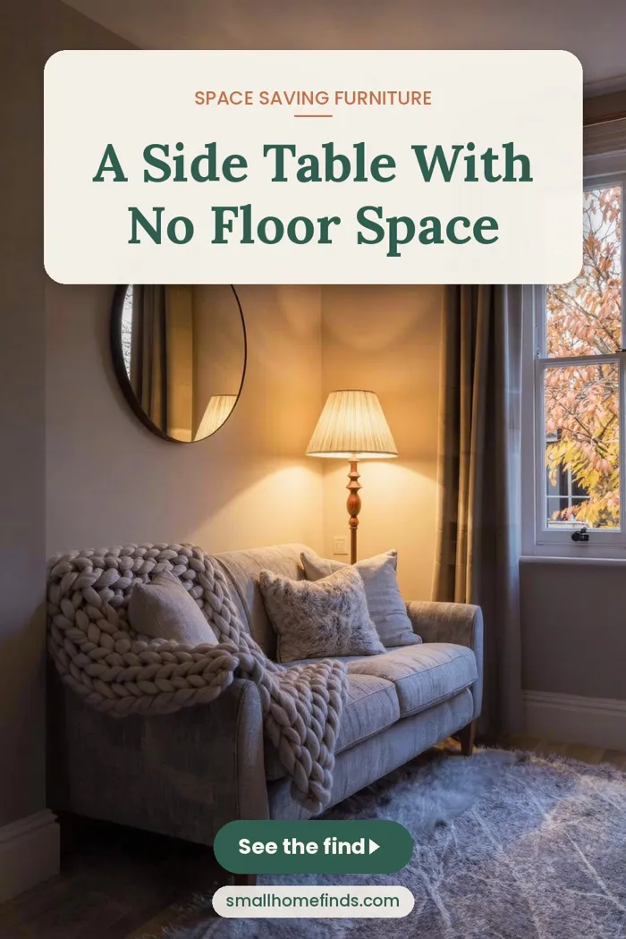 A Side Table With No Floor Space