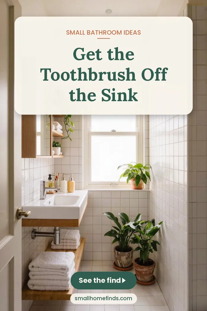 Get the Toothbrush Off the Sink