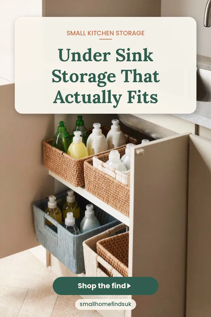 Under Sink Storage That Actually Fits a Small Kitchen