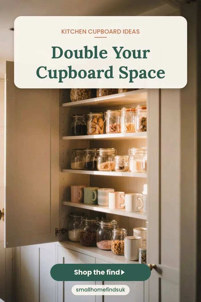 Double Your Cupboard Space in Seconds